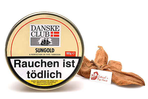 Danske Club Sungold (Vanilla) Pipe tobacco 100g Tin  Danske Club Sungold (Vanilla) Pipe tobacco 100g Tin